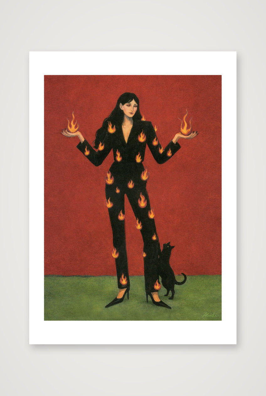 The Fire — A2 (42×59cm, 17×23") Print only