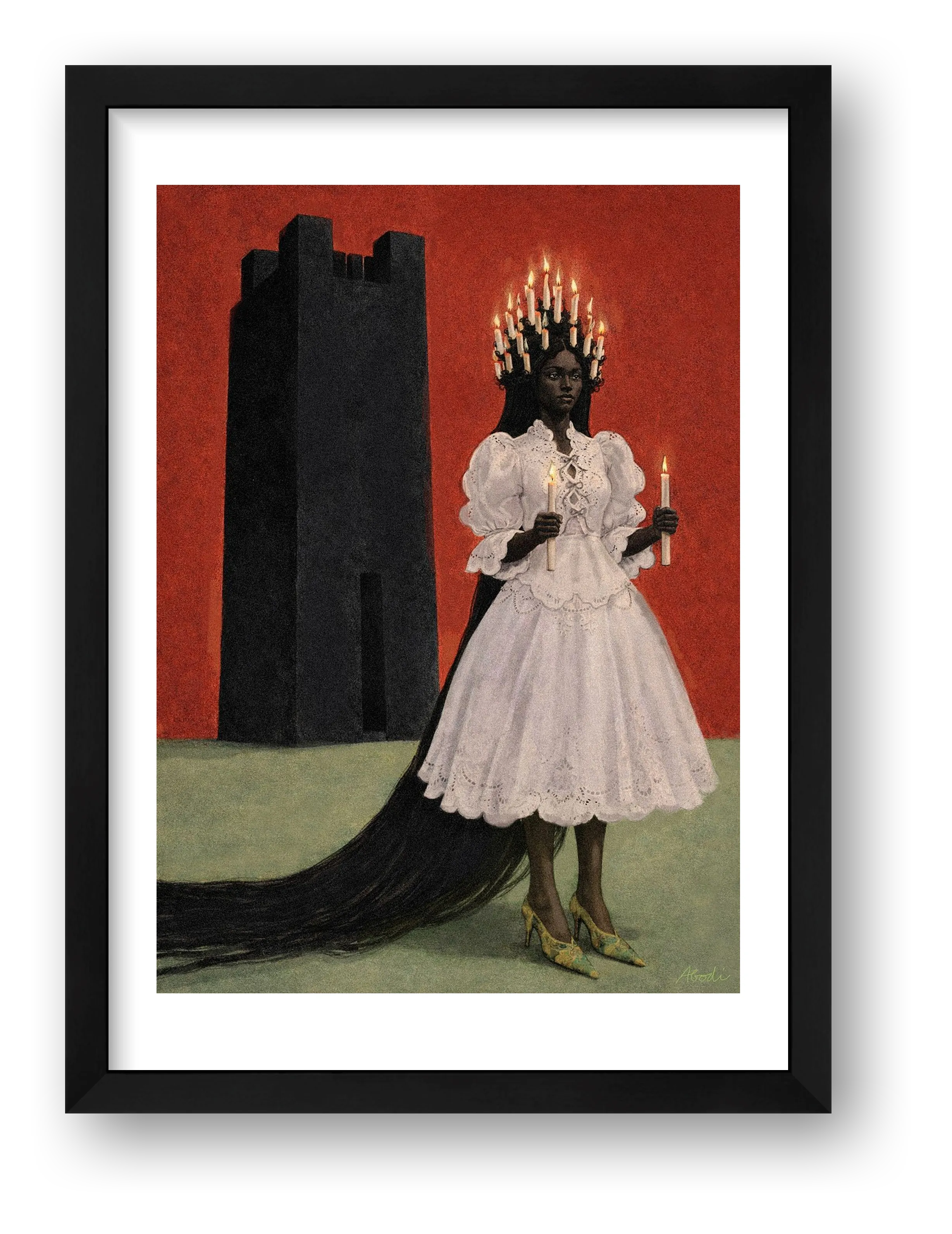 The Tower — framed